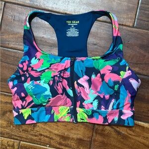 Tek Gear Women's Multicolor Swim Top Size M
